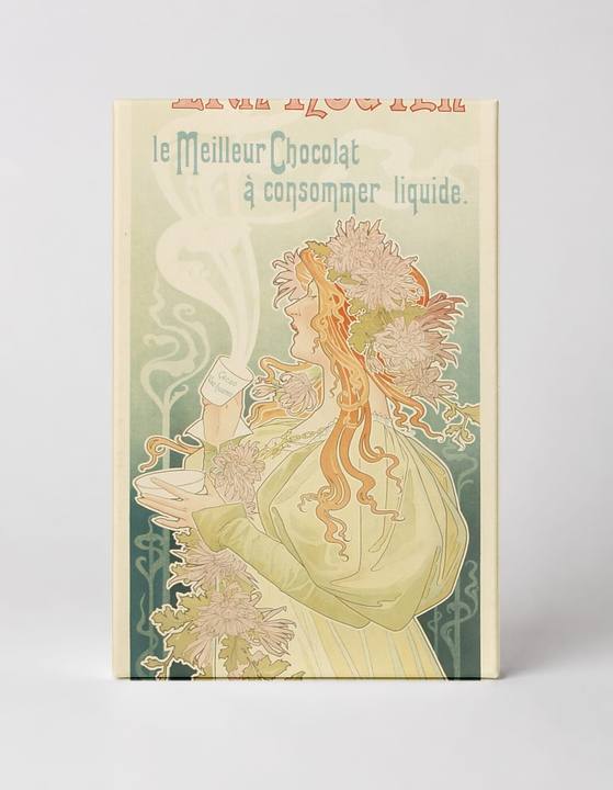 Cacao Van Houten 1890s - Art Nouveau Vintage Poster Wall Art