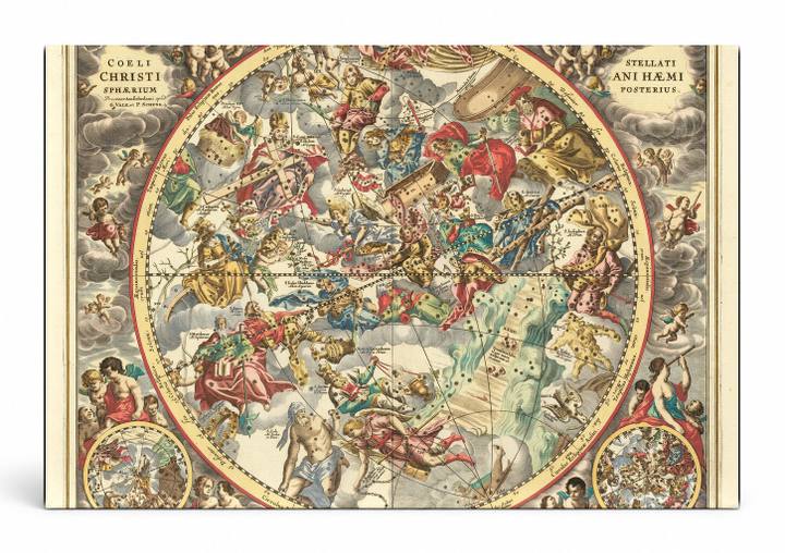 Coeli Christiani Haemisphaerium Stellati Posterius (1660)