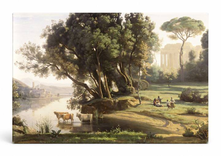 Italian Landscape with Classical Ruins