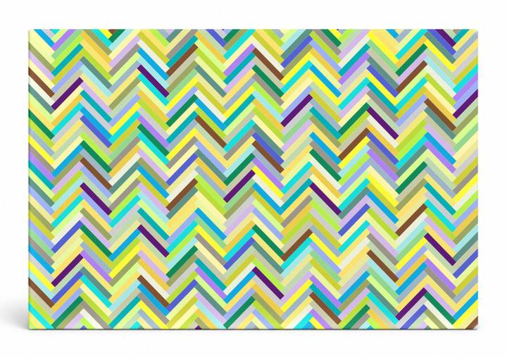 Multicolor Chevron Herringbone Pattern