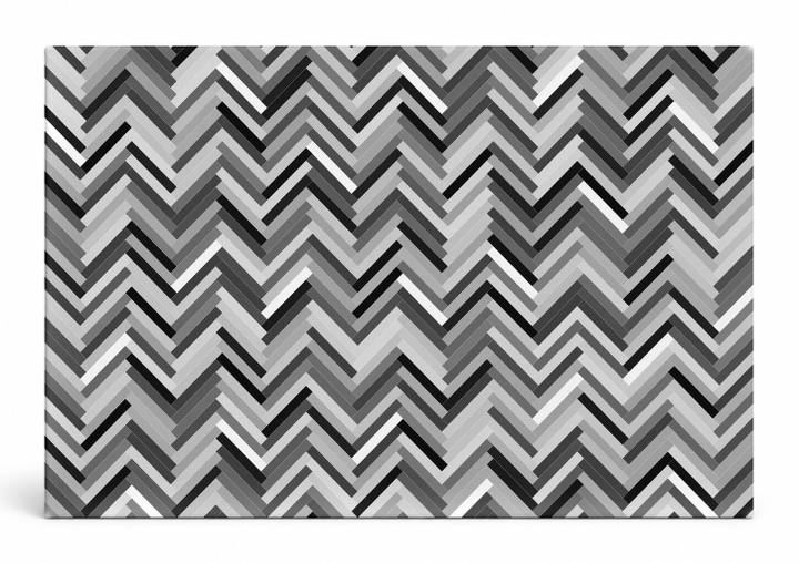 Grayscale Herringbone Pattern