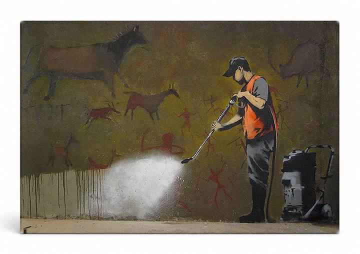 Cave Painting Removal — Street Art Print