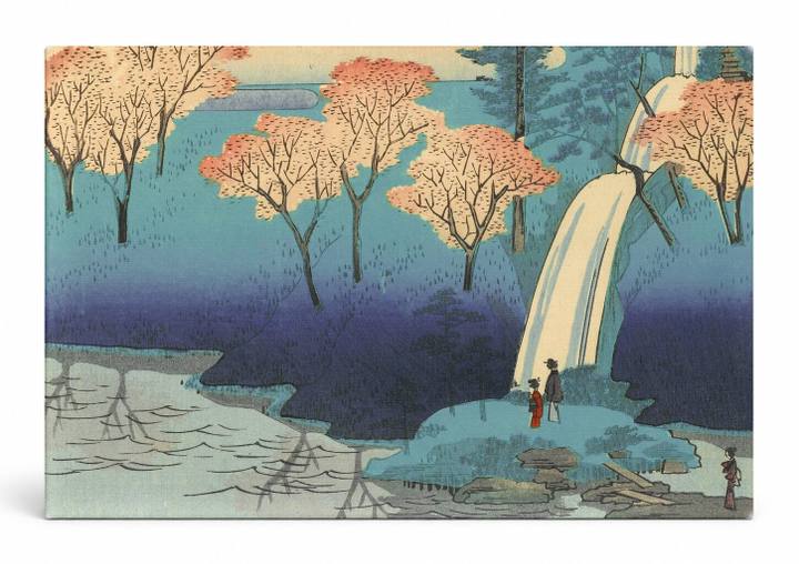 Oji Fudo Falls (from One Hundred Famous Views of Edo, 1857)