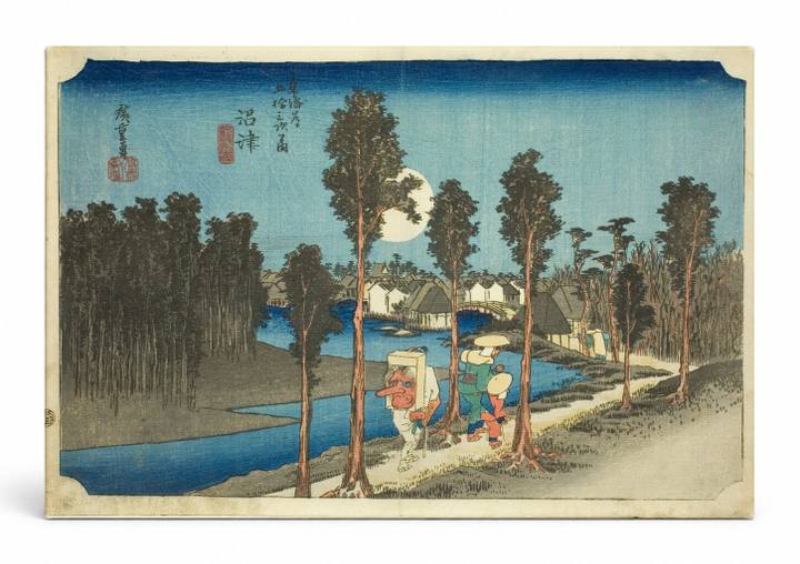 Numazu: Evening Moon (1833)