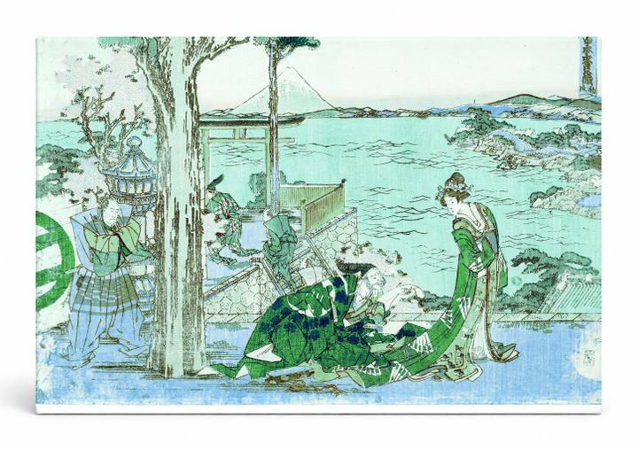 Women on a Veranda by the Water