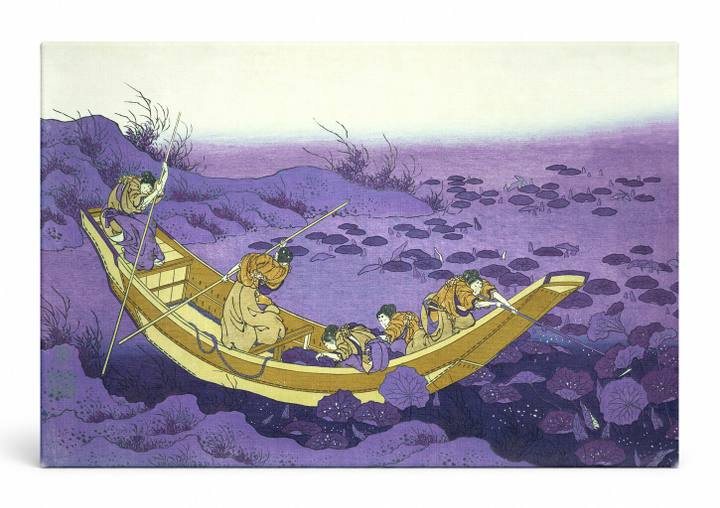 Boat on a Lotus Pond
