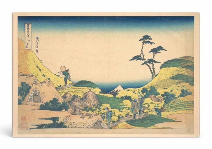 Lower Meguro (Shimo Meguro), from Thirty-six Views of Mount Fuji (c. 1830–1832)