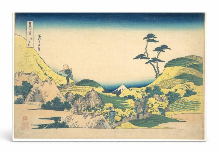 Lower Meguro (Shimo Meguro), from Thirty-six Views of Mount Fuji (c. 1830–1832)