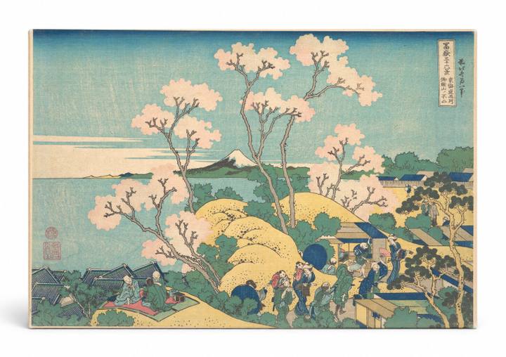 Fuji from Gotenyama at Shinagawa on the Tōkaidō (c. 1830–1832)