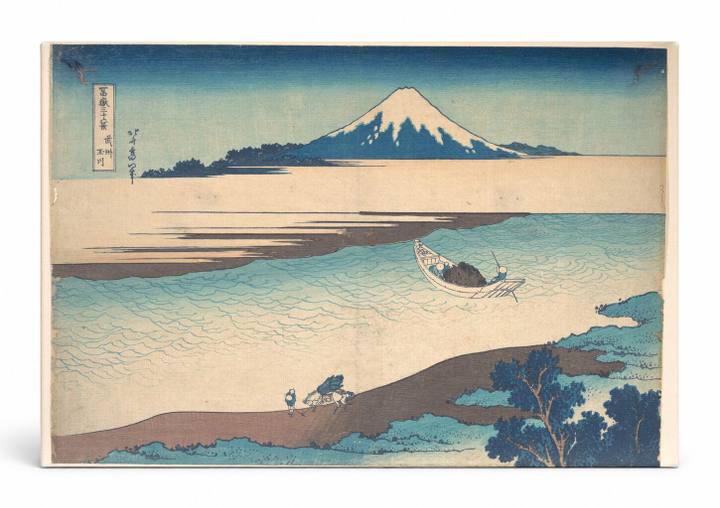 Tama River in Musashi Province (Bushū Tamagawa), from Thirty-six Views of Mount Fuji (c. 1830–1832)
