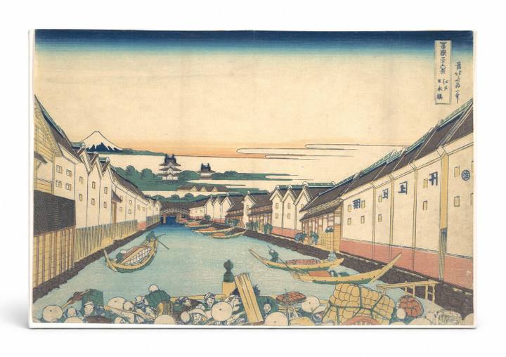Nihonbashi in Edo (1830–1832)