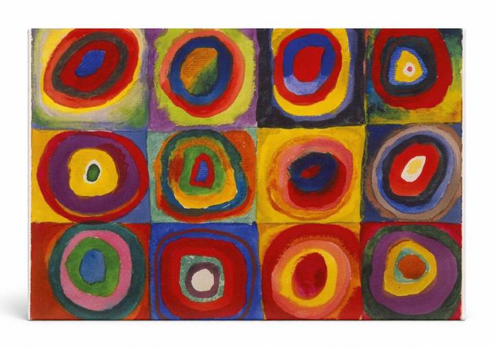 Color Study: Squares with Concentric Circles (1913)