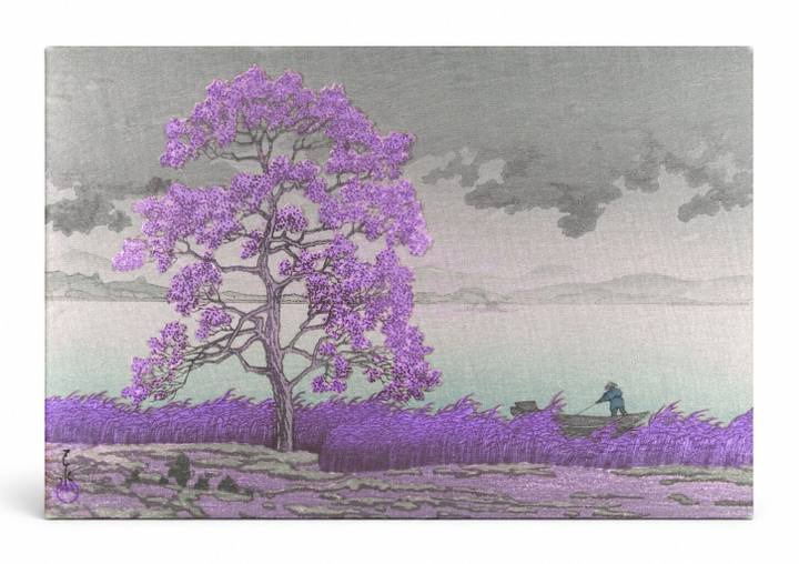Purple Tree in a Field