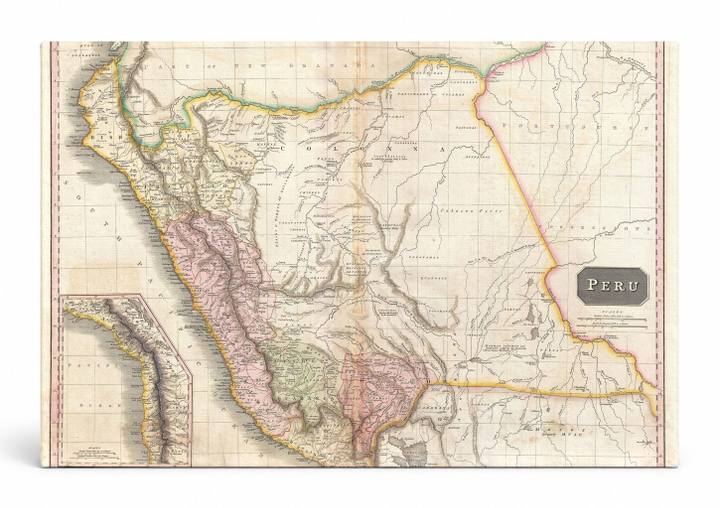 1818 Pinkerton Map of Peru