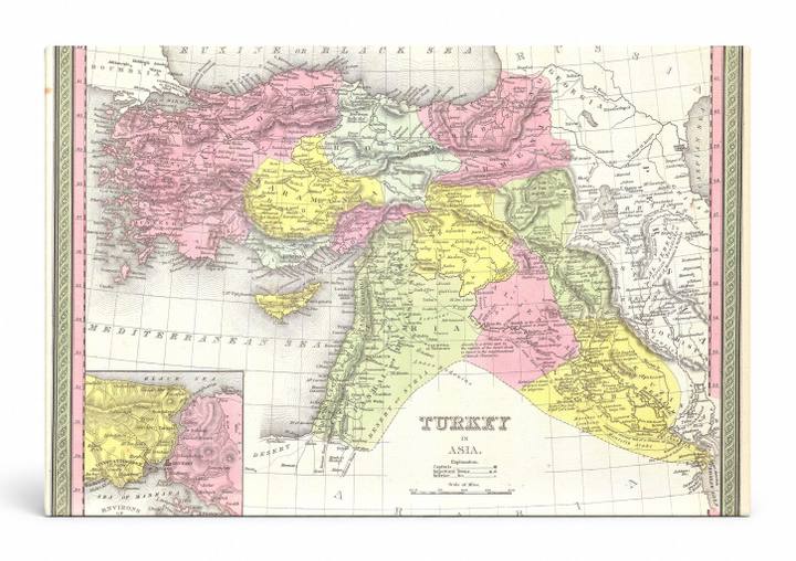 Mitchell Map of Turkey in Asia (1850)