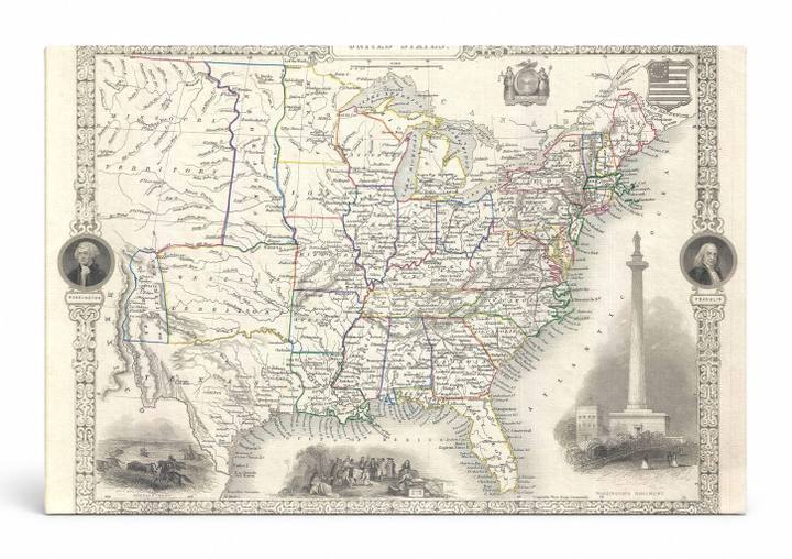 United States Map (1851)
