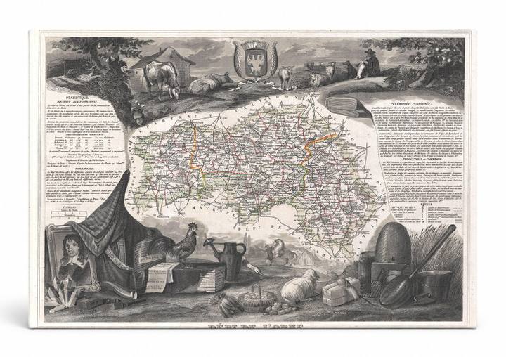 Département de l'Orne, France (1852)