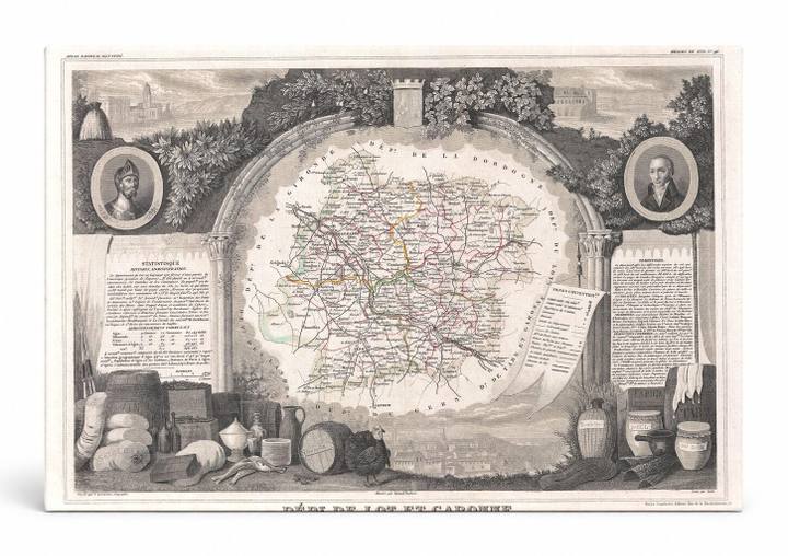Département de Lot-et-Garonne, France (1852)