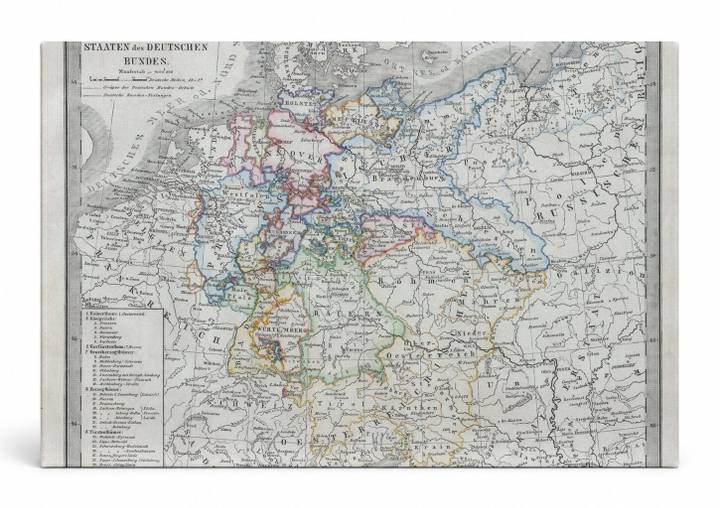Uebersicht der Staaten des Deutschen Bundes (1862)