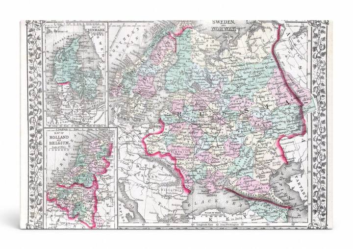 Russia in Europe, Sweden, Norway (1874)