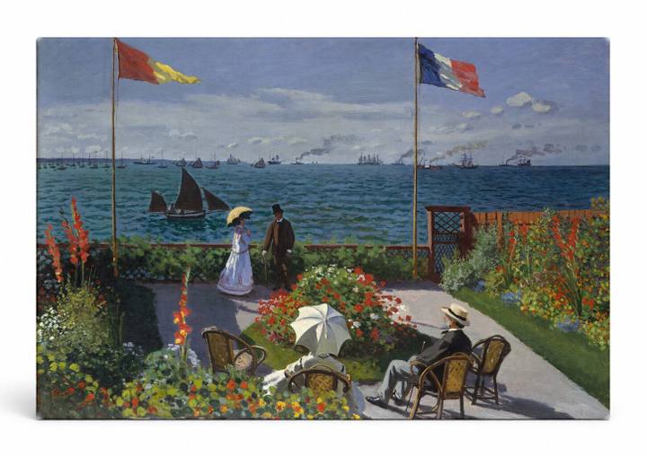 Jardin à Sainte-Adresse (1867)