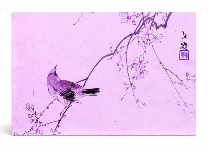 Bird on Blossoming Branch