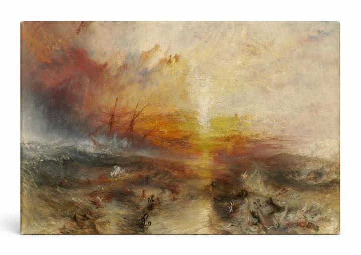 The Slave Ship (Slavers Throwing Overboard the Dead and Dying, Typhoon Coming On) (1840)