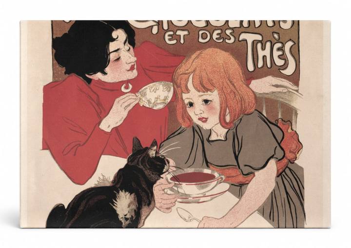 Compagnie Française des Chocolats et des Thés 1898 - Belle Époque Vintage Poster Wall Art