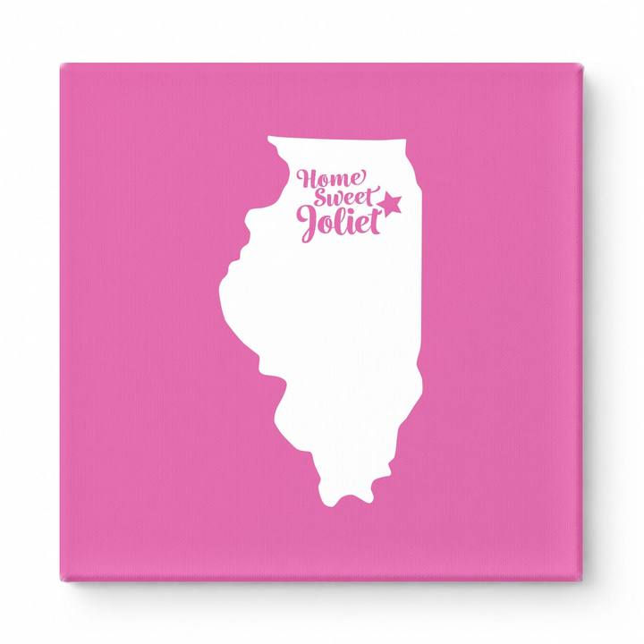 Home Sweet Joliet — Illinois State Silhouette