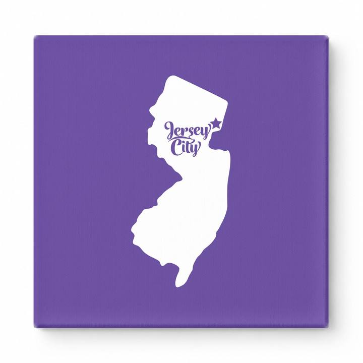Home Sweet Jersey City — New Jersey State Silhouette