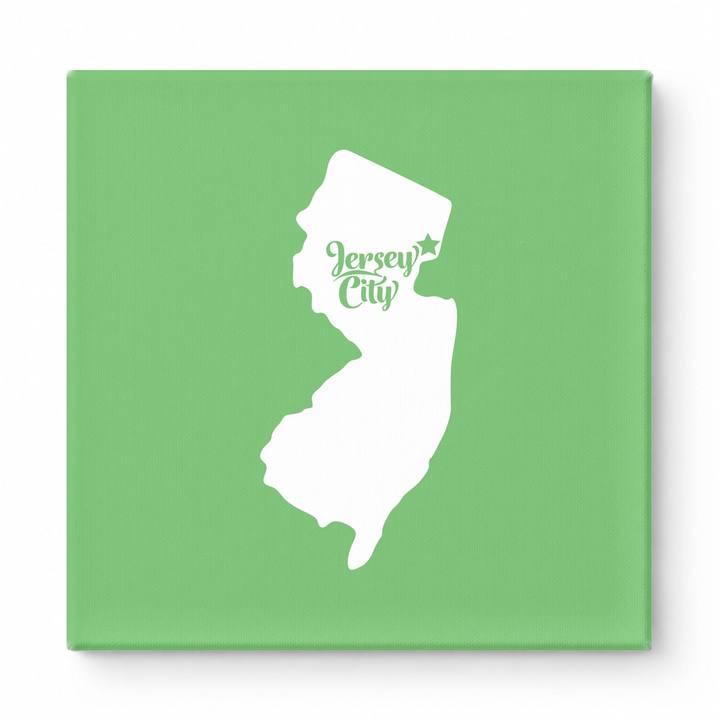 Home Sweet Jersey City — New Jersey State Silhouette