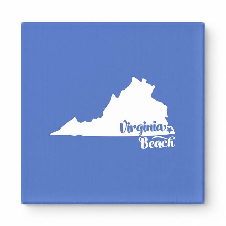 Home Sweet Virginia Beach — Virginia State Silhouette