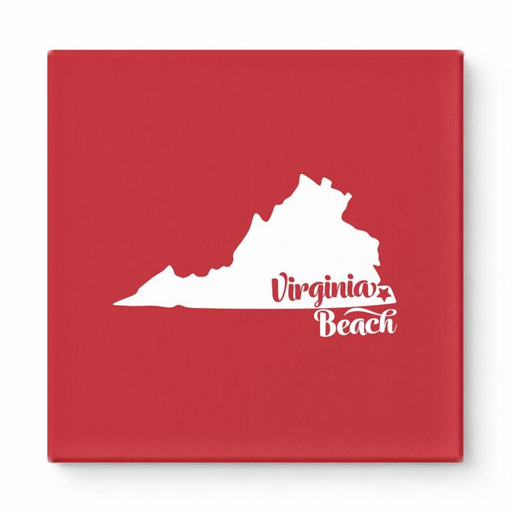 Home Sweet Virginia Beach — Virginia State Silhouette
