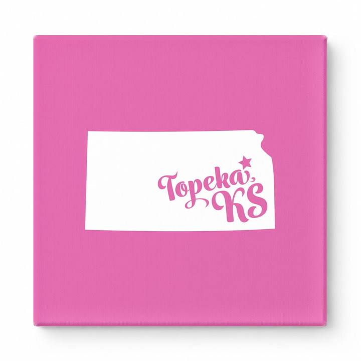 Home Sweet Topeka — Kansas State Silhouette