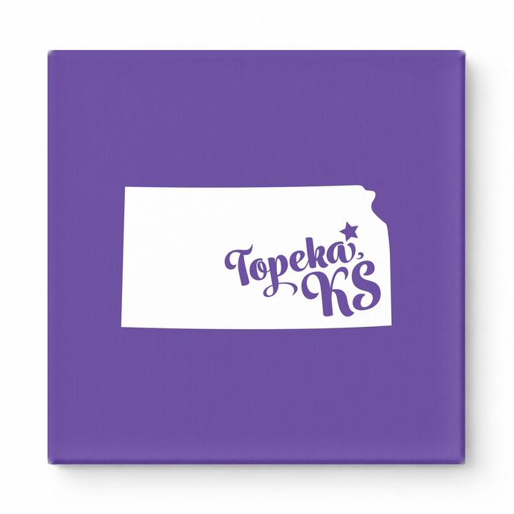 Home Sweet Topeka — Kansas State Silhouette