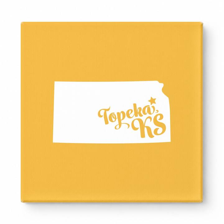 Home Sweet Topeka — Kansas State Silhouette