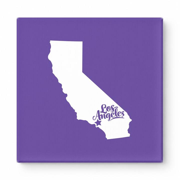 Home Sweet Los Angeles — California State Silhouette
