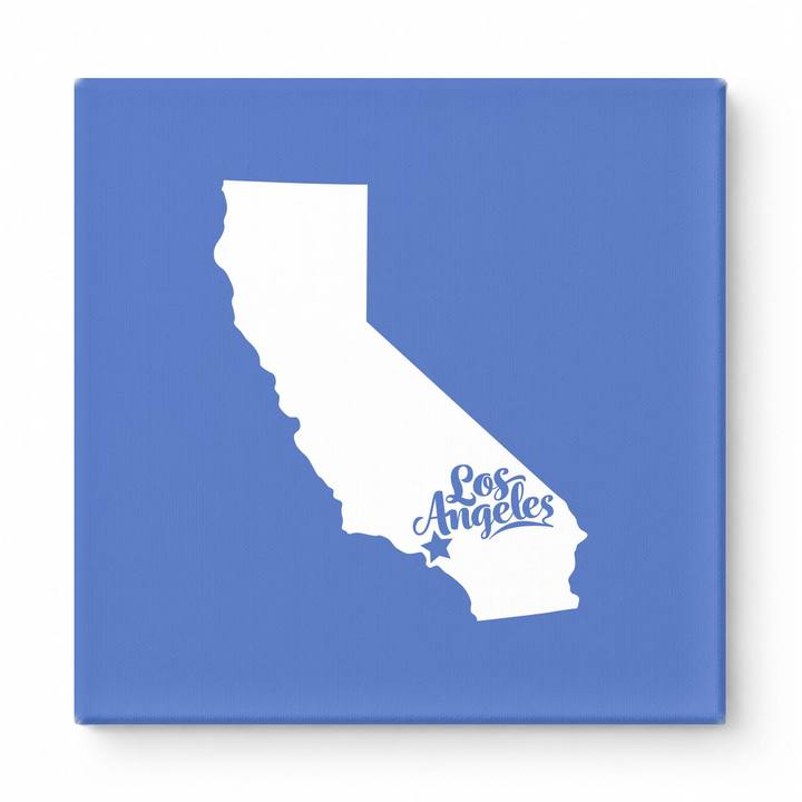 Home Sweet Los Angeles — California State Silhouette