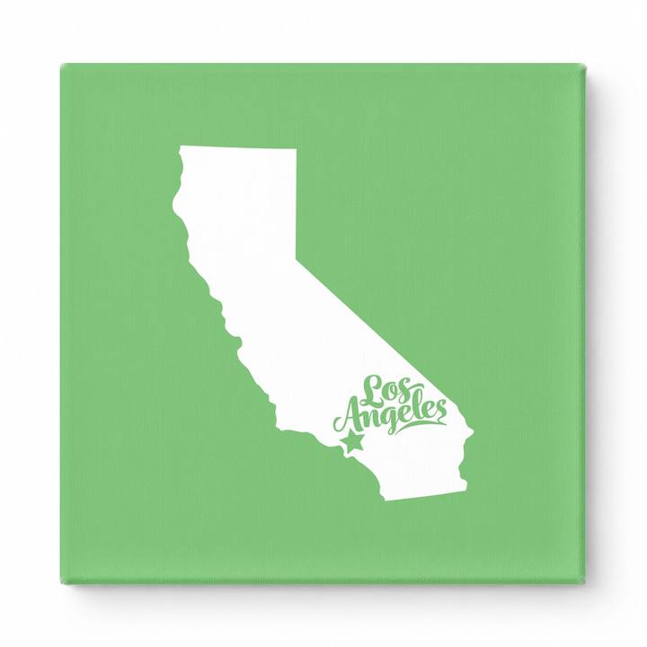 Home Sweet Los Angeles — California State Silhouette