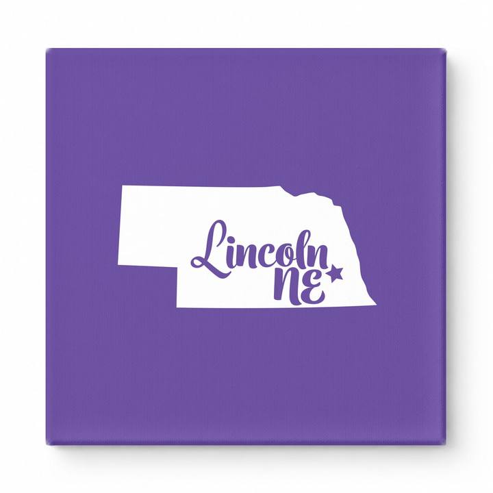 Home Sweet Lincoln — Nebraska State Silhouette