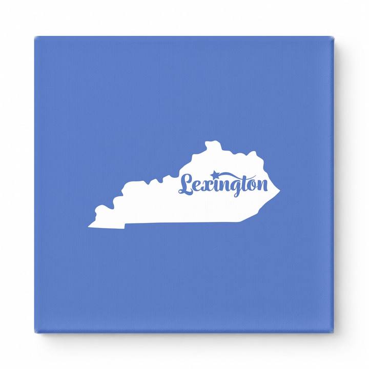 Home Sweet Lexington — Kentucky State Silhouette