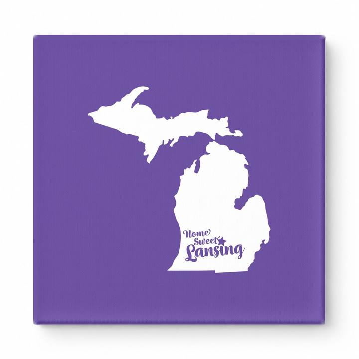 Home Sweet Lansing — Michigan State Silhouette