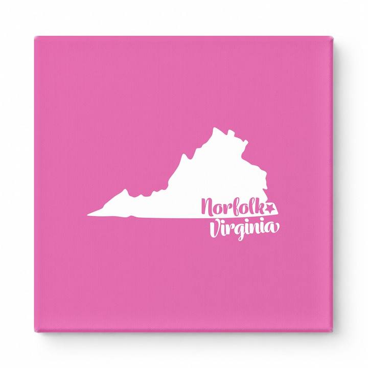 Home Sweet Norfolk — Virginia State Silhouette