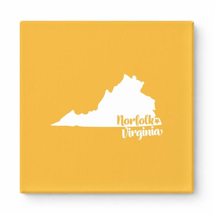 Home Sweet Norfolk — Virginia State Silhouette