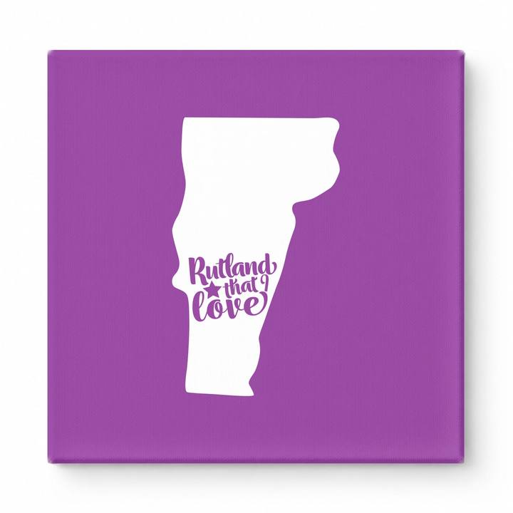 Home Sweet Rutland — Vermont State Silhouette