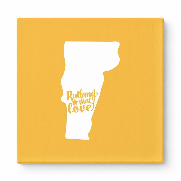 Home Sweet Rutland — Vermont State Silhouette