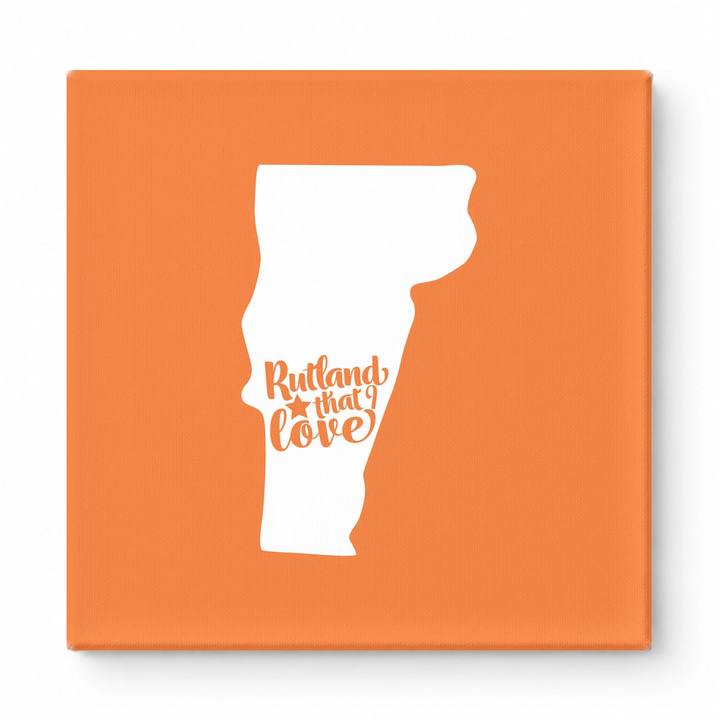 Home Sweet Rutland — Vermont State Silhouette