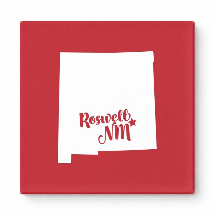 Home Sweet Roswell — New Mexico State Silhouette