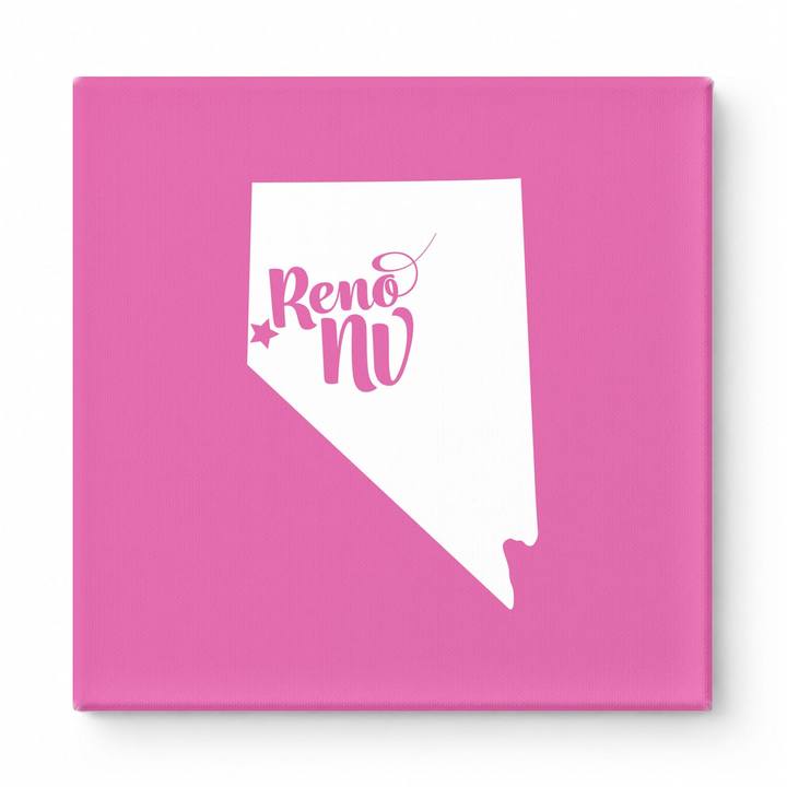 Home Sweet Reno — Nevada State Silhouette