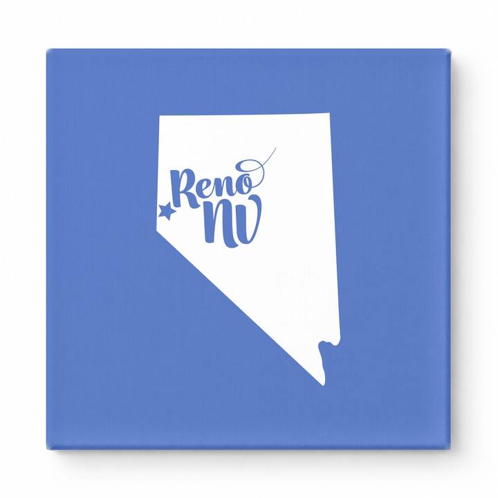 Home Sweet Reno — Nevada State Silhouette